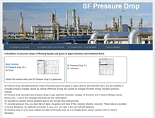 Tablet Screenshot of pressure-drop.com
